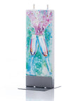 Flatyz Candle Champagne Glasses Clinking