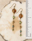 Czech Glass Dangle Earrings