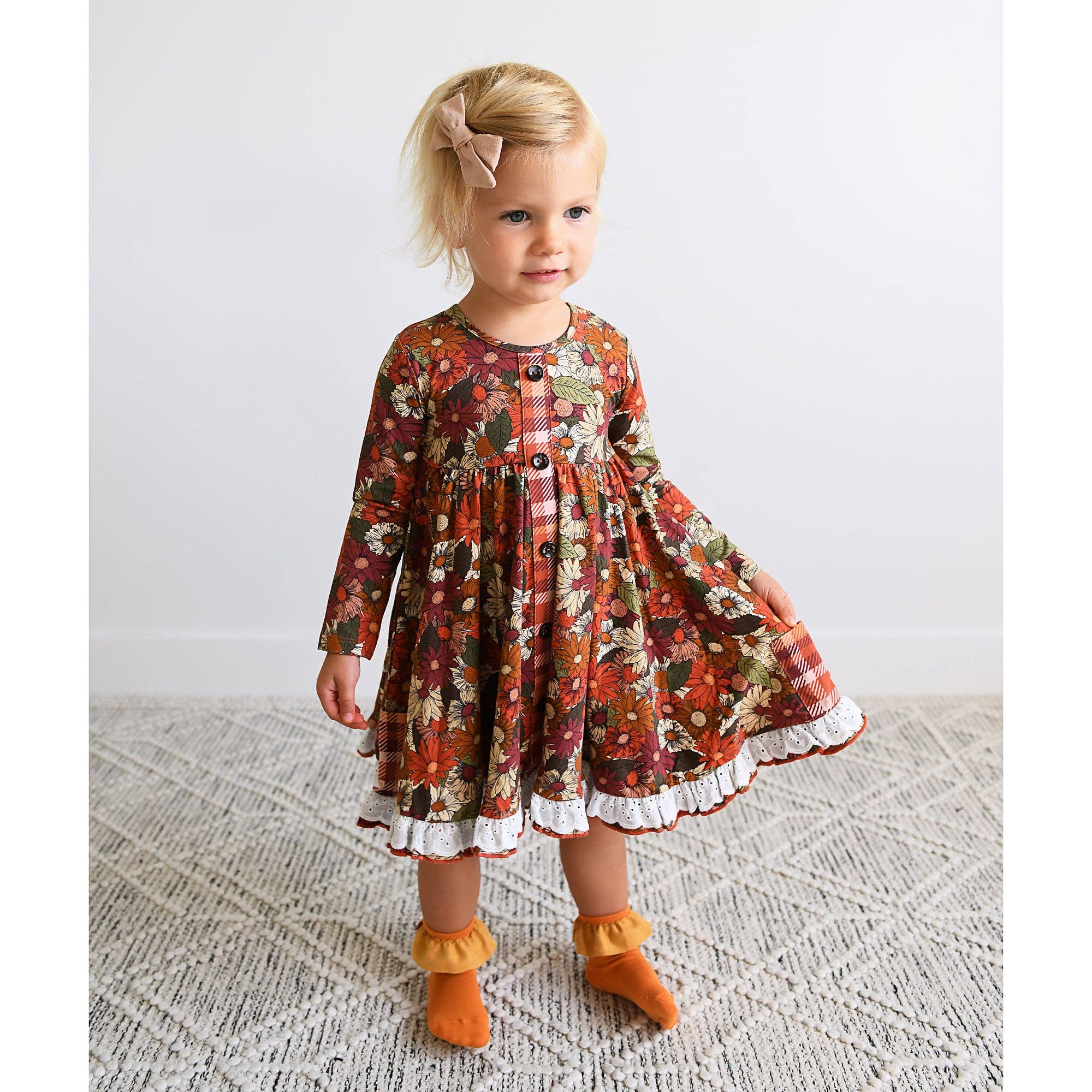Baby Children Kids Clothing Apparel Button Dress Ruthie &amp; Westin Plaid