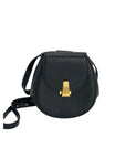 Bottega Veneta Palmellato Calfskin Rounded Black Belt Bag