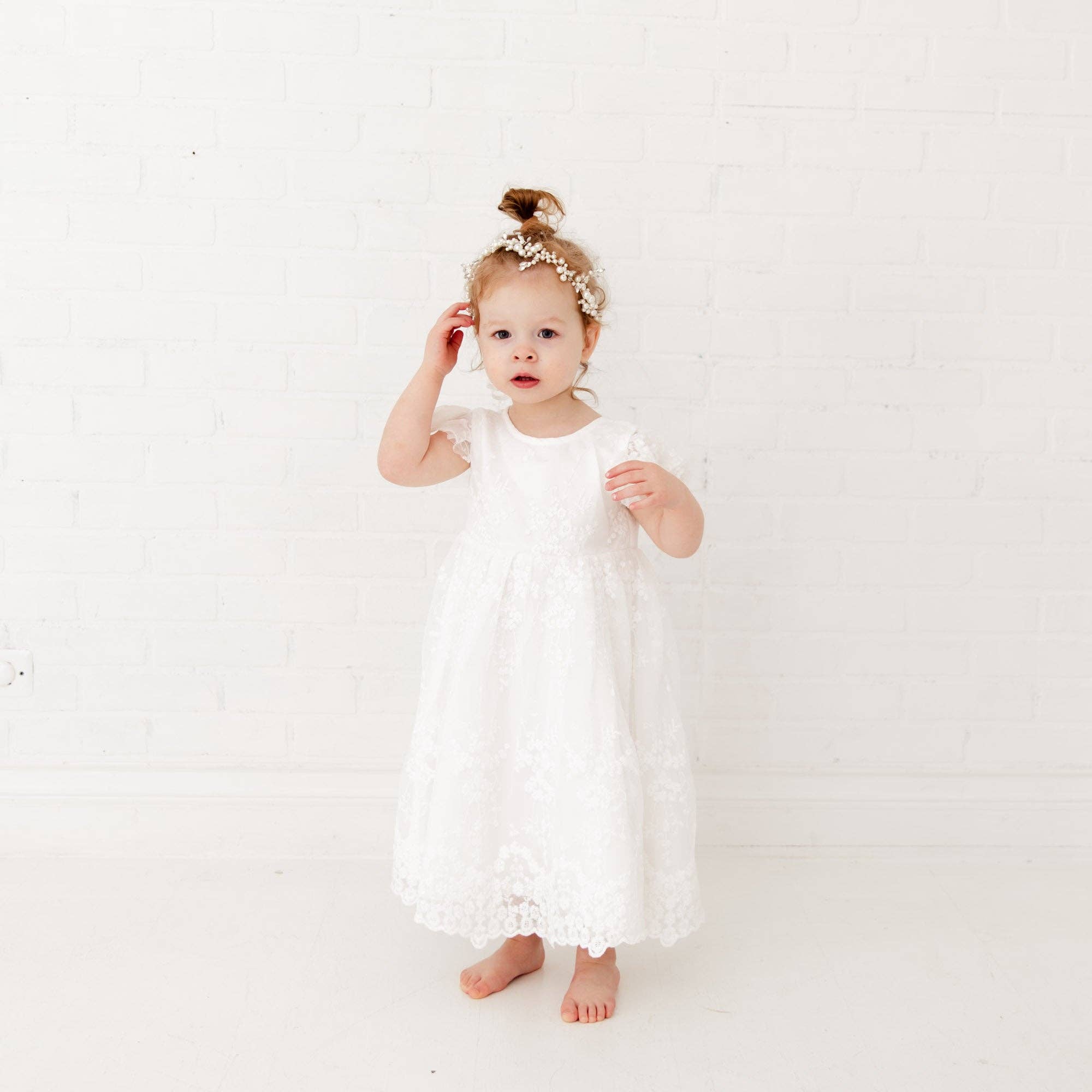 Nicolette's Couture The Phoebe Christening Gown