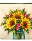 Sunflowers Zipper Pouch