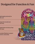 Lisa Frank X KITSCH Xl Rainbow Leopard Creaseless Clips