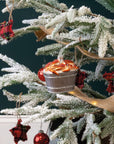 Glass Crab Bushel Ornament