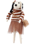 Brown Dress Dalmation Dog Ornament