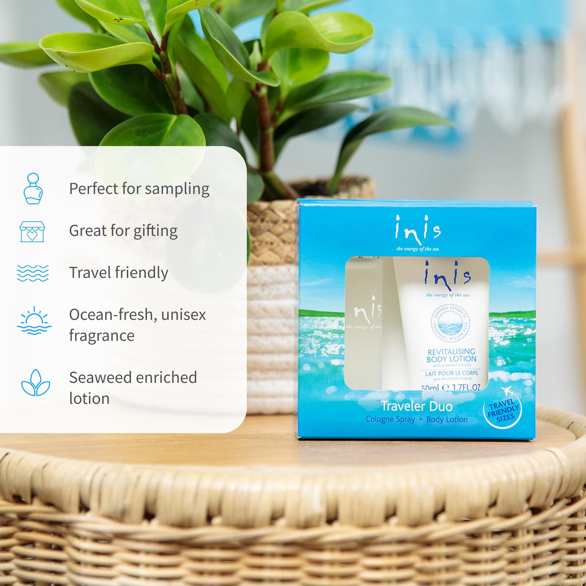 Inis Traveler Lotion &amp; Cologne Duo Gift Set