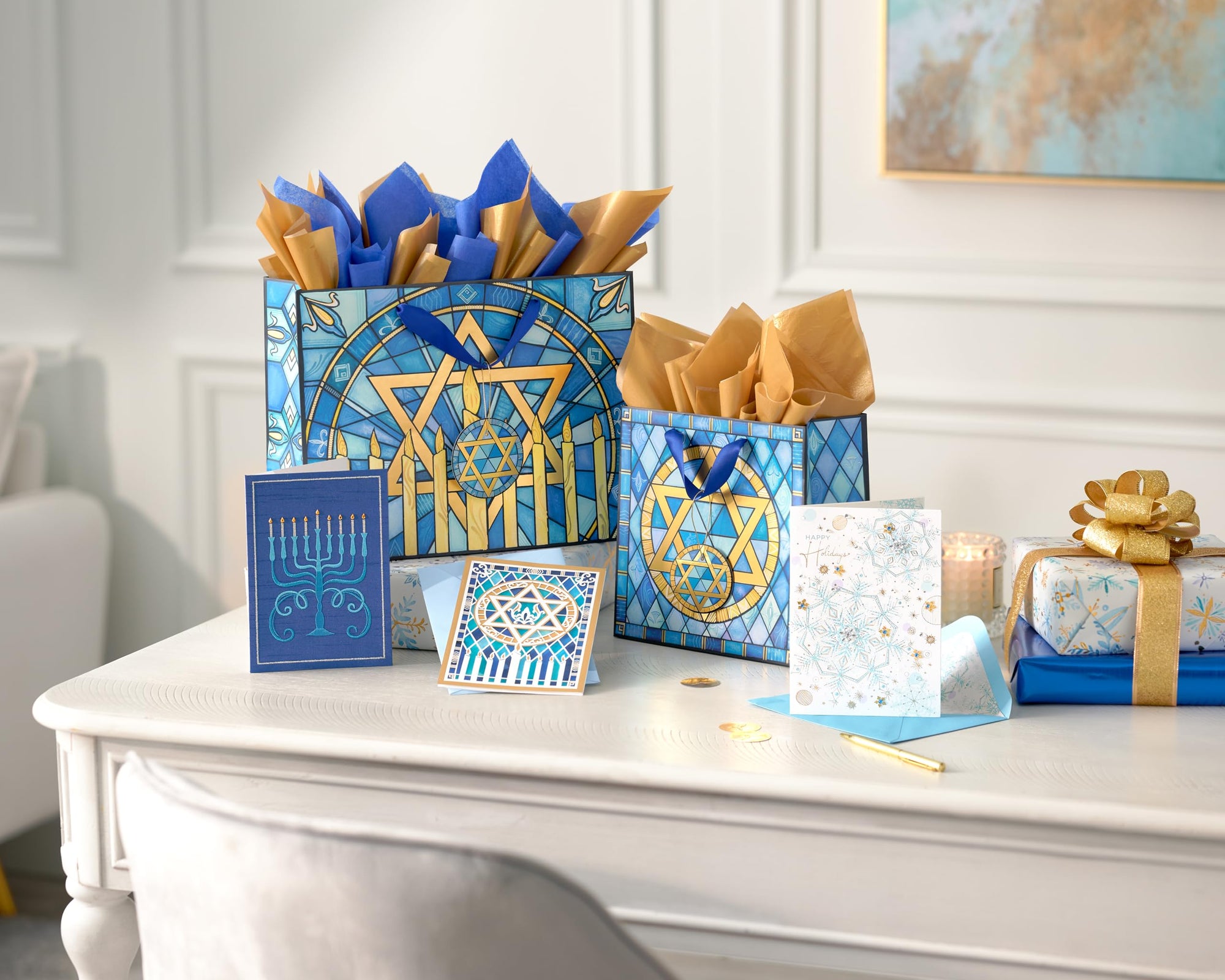 Papyrus Card Hanukkah