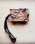 **Wide Leather Cuff in  Brown and Sienna Laredo 013b