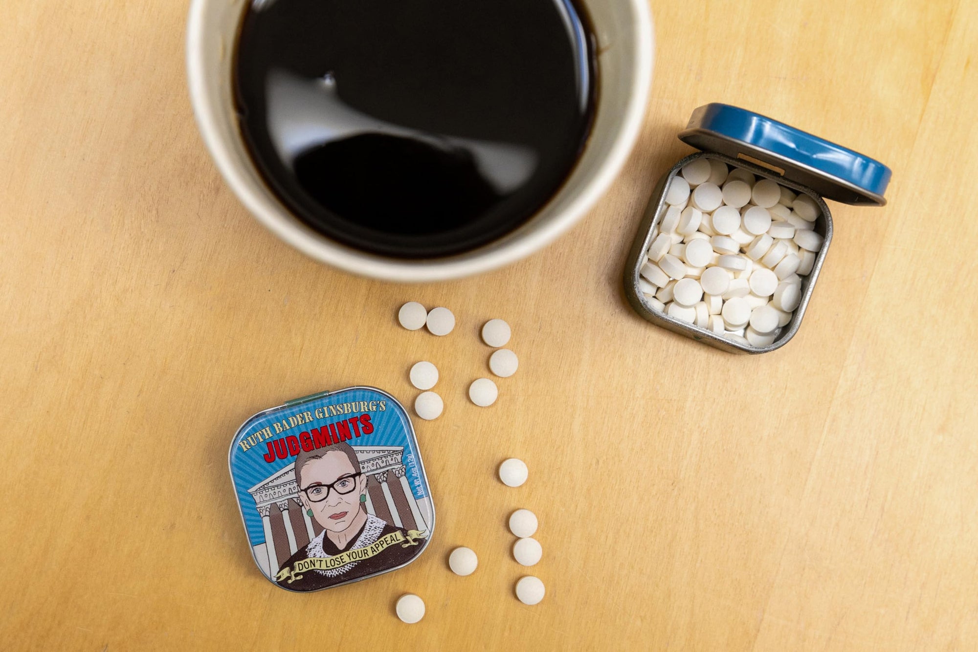 Ruth Bader Ginsburg's JudgMints RBG Breath Mints
