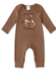 Brand New Buckaroo Baby Boy Western Cowboy Cotton Romper