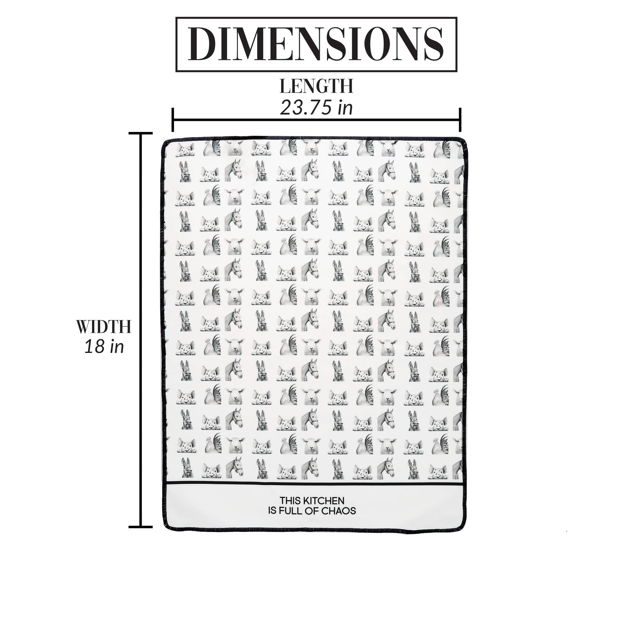 This Kitchen is Full Of Chaos Kitchen Towel