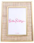 Lilly Pulitzer 4x6 Raffia Mat Picture Frame