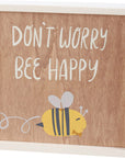 Don't Worry Bee Happy Home Decor