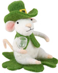 St. Paddy & Shamrock Mouse Critter Ornament