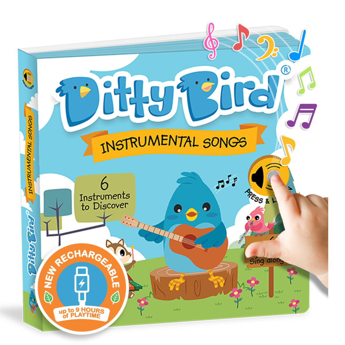 Ditty Bird Instrumental Songs Interactive Song Book
