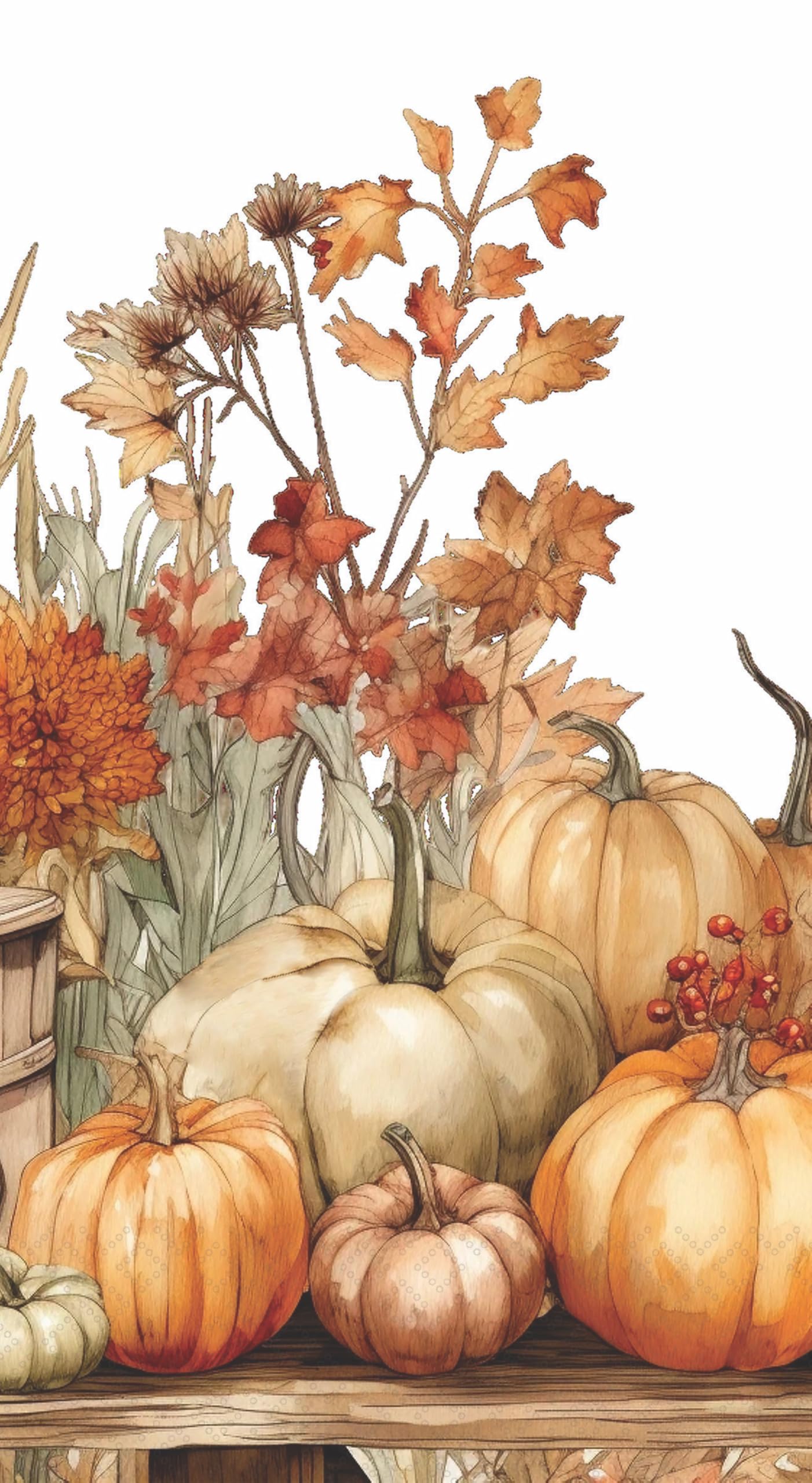 Autumn Abundance Dinner/Guest Napkins