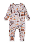 Forest Frolic Baby Romper - Soft Bamboo Fall Outfit