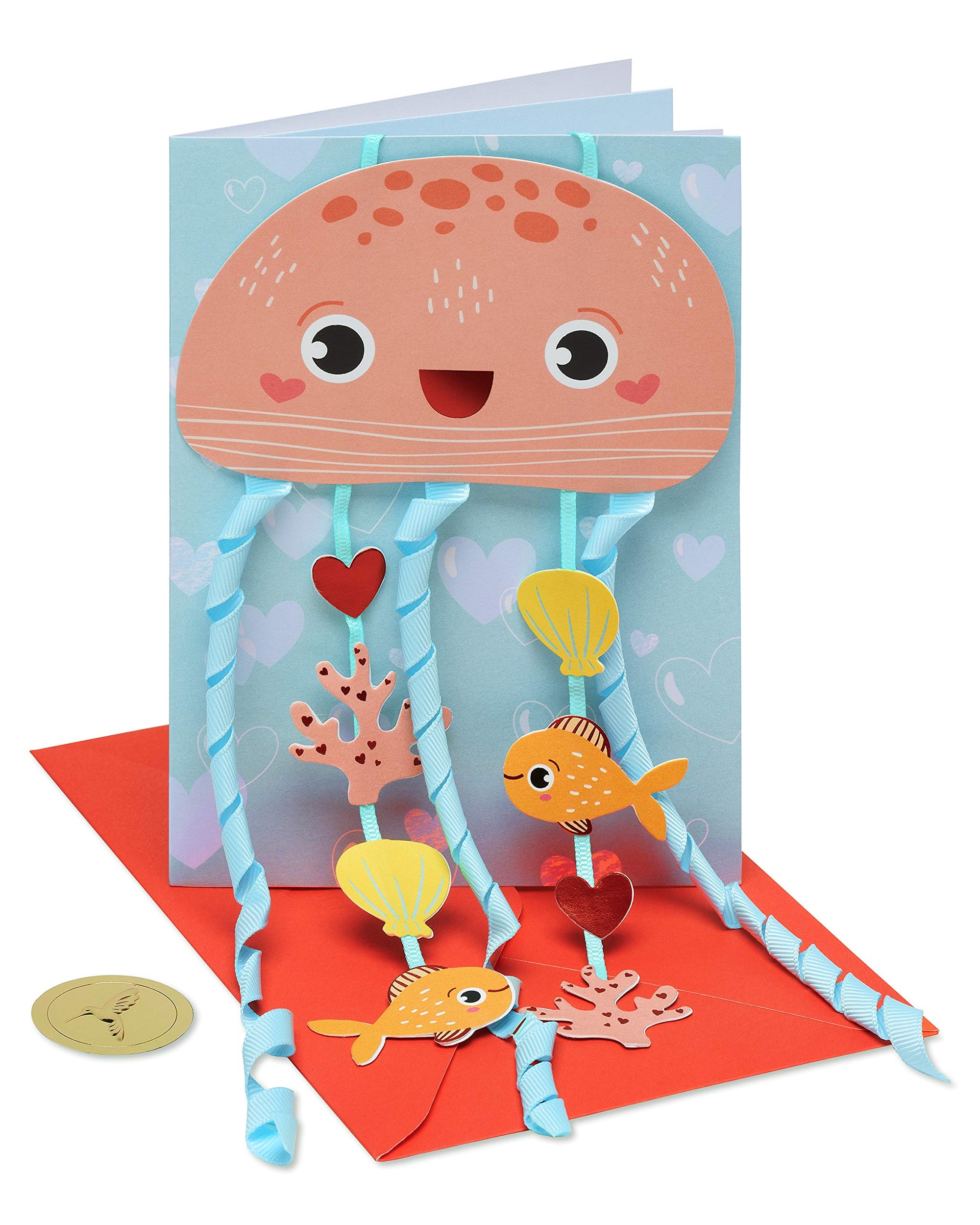 Papyrus Jellyfish Valentine's Day Card