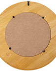 Bohemian Rattan Wood Mirror