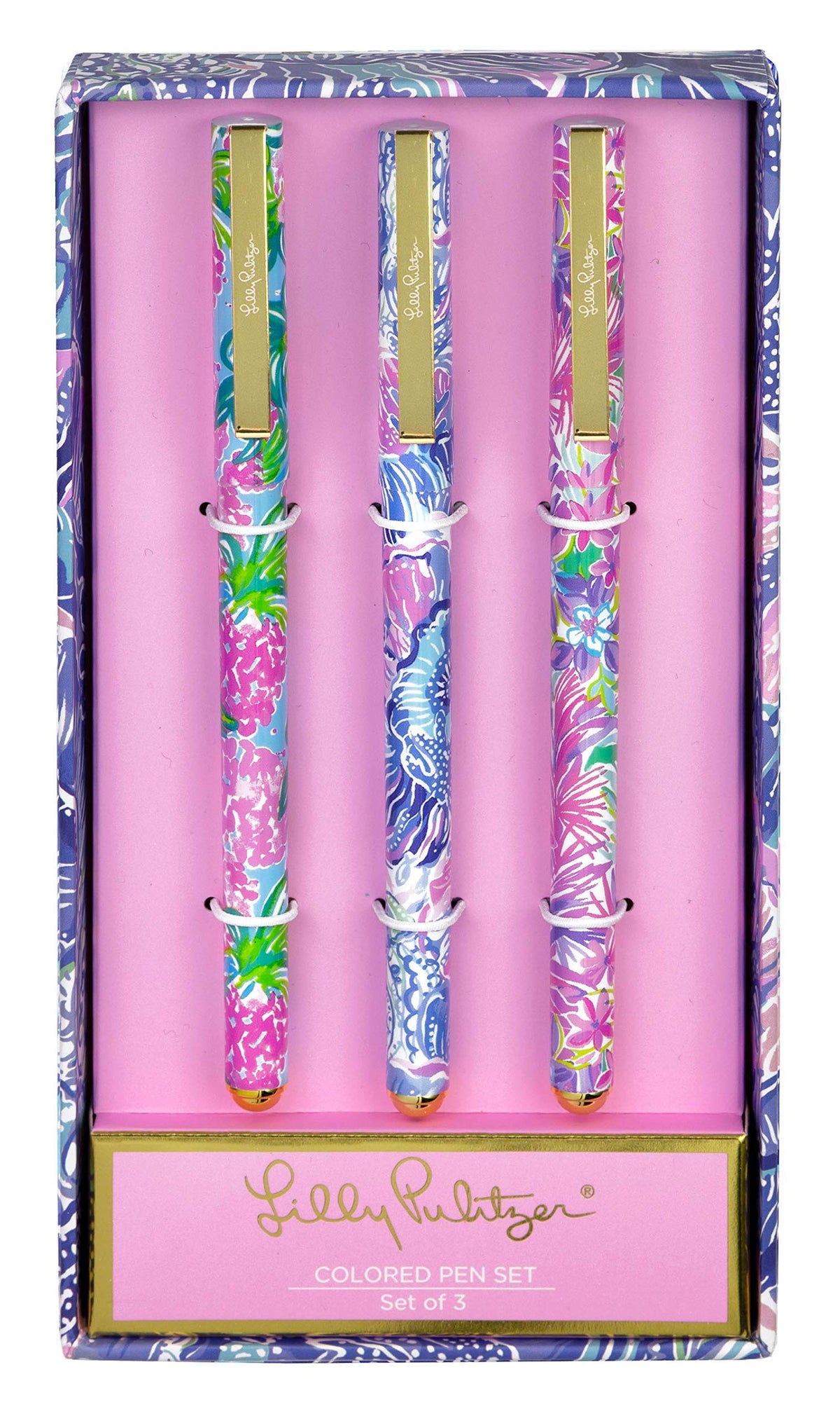 Lilly Pulitzer Shade Seekers Colored Pen Set of 3