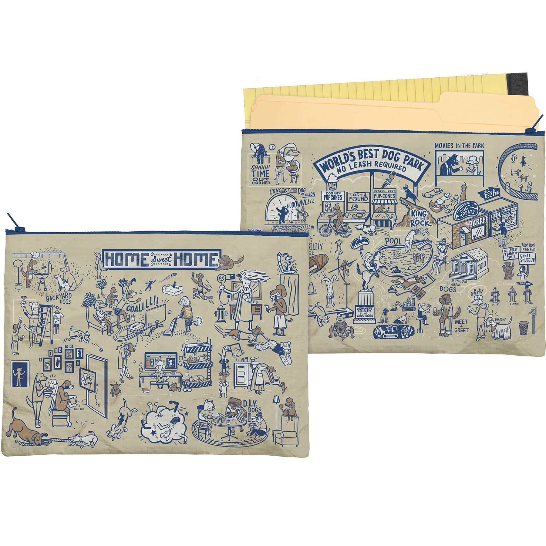 World's Best Dog Park Zipper Pouch