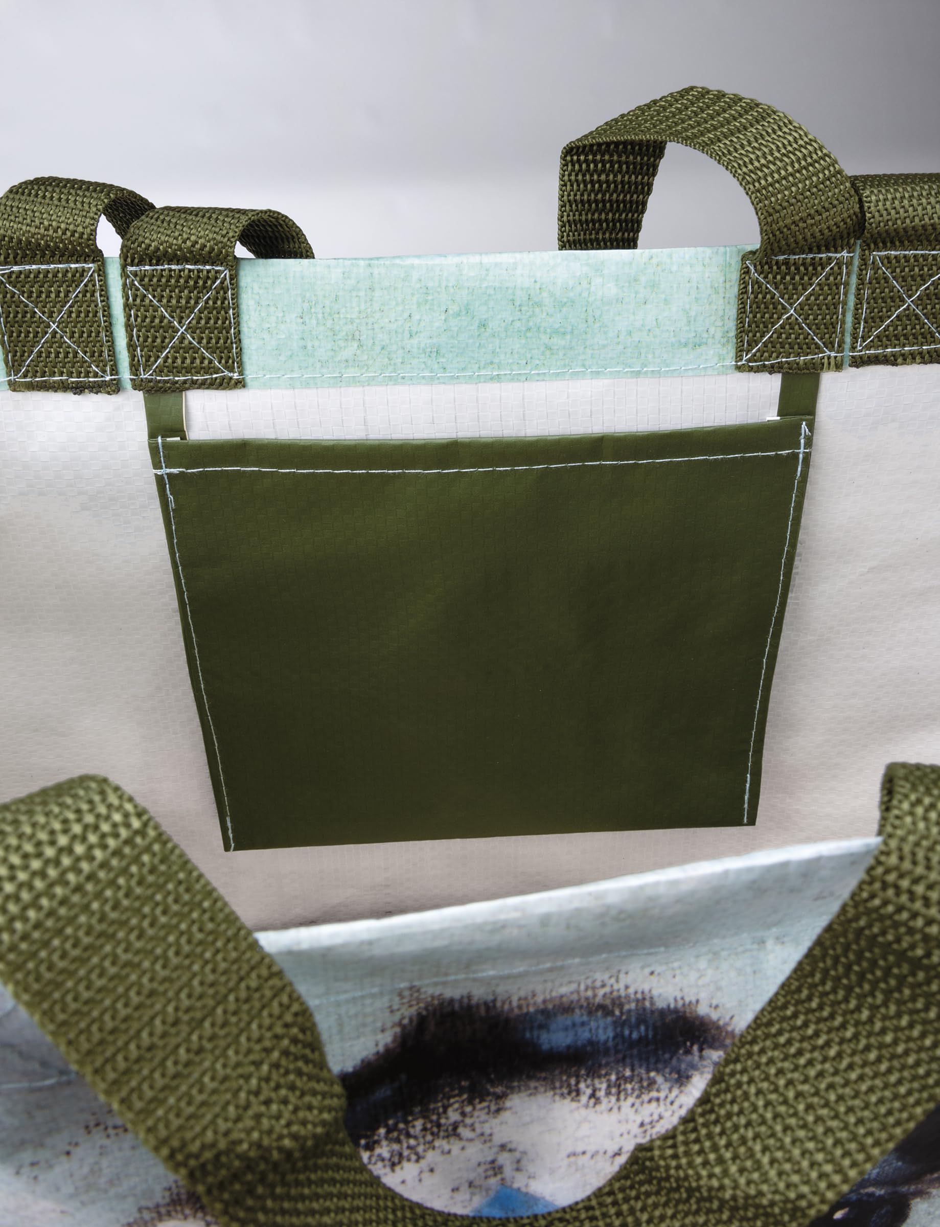 Rooster And Cow Market Tote Shopping Bag