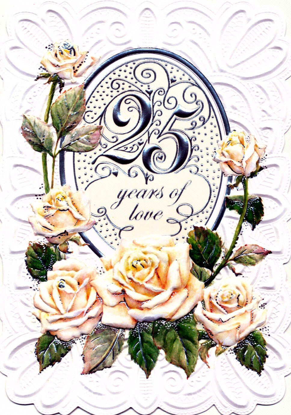 25th Anniversary Card