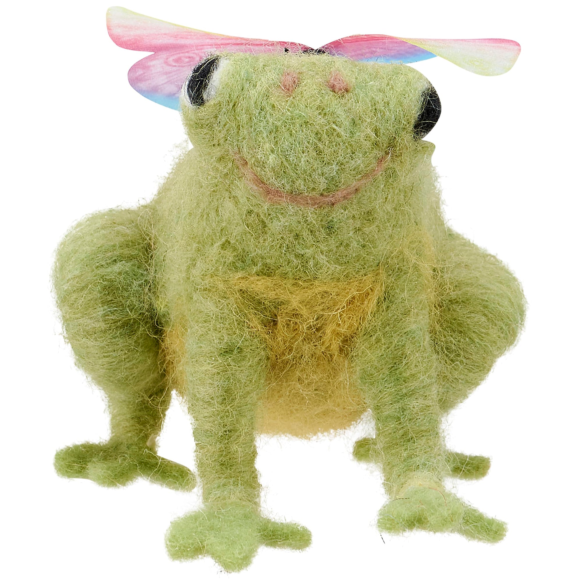 Butterfly Frog Felt Critter Ornament