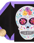 Papyrus Día De Los Muertos Sugar Skull Card