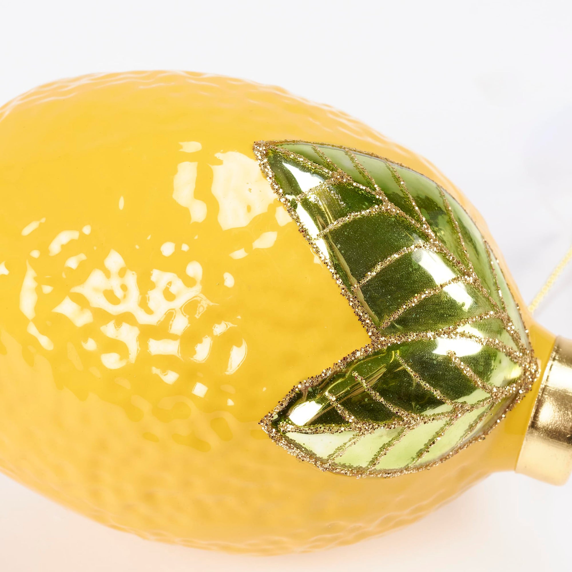 Lemon Glass Christmas Ornament