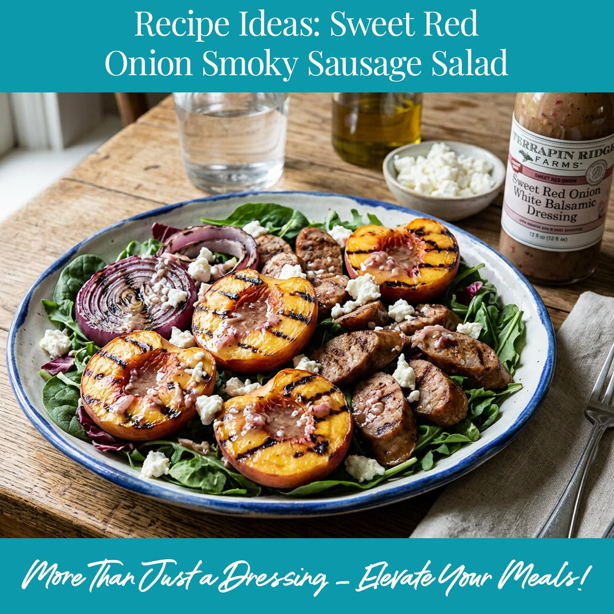 Terrapin Ridge Farms Sweet Red Onion White Balsamic Dressing