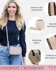 Kedzie Modernist Black Crossbody Bag