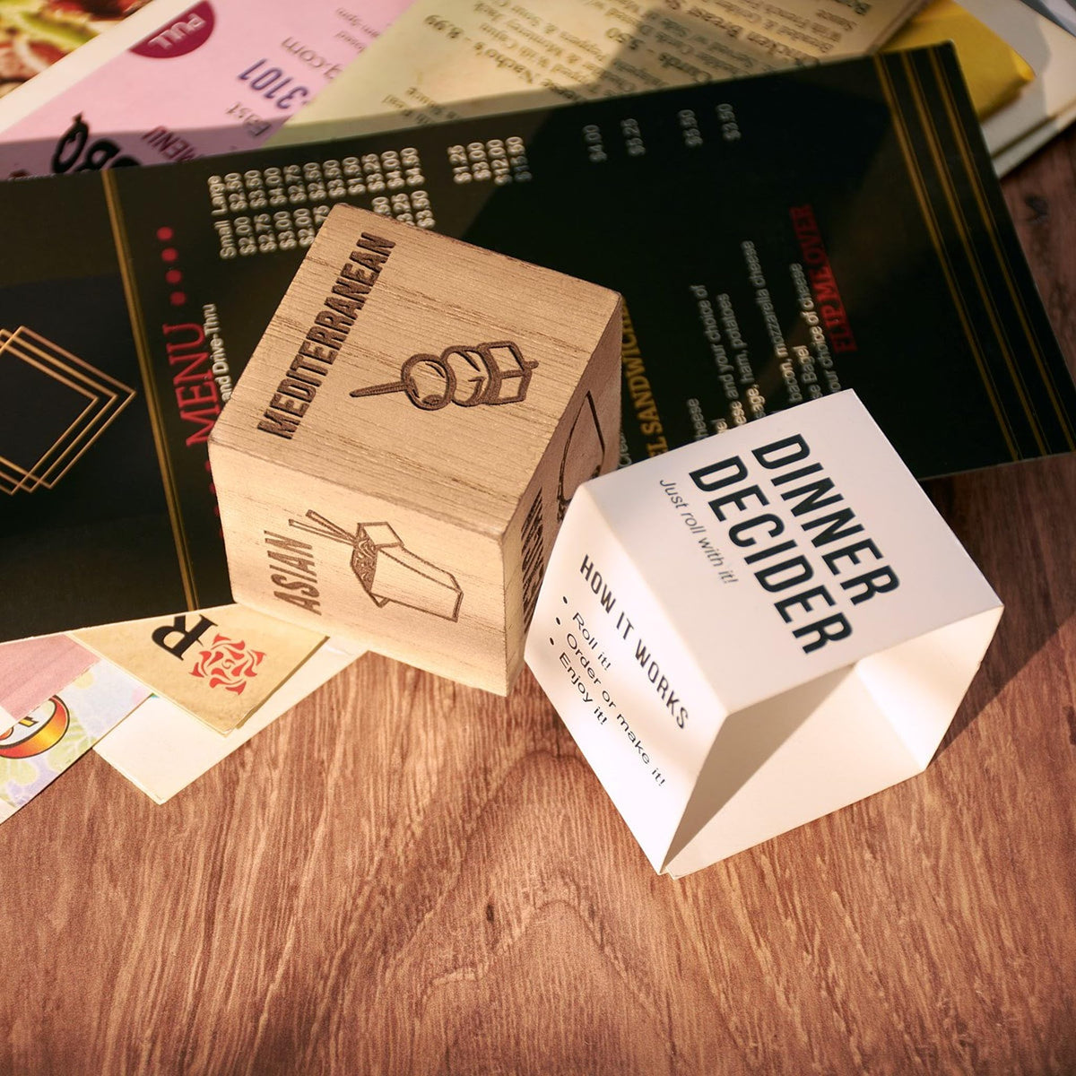Dinner Decision Dice (Just Roll With It!)