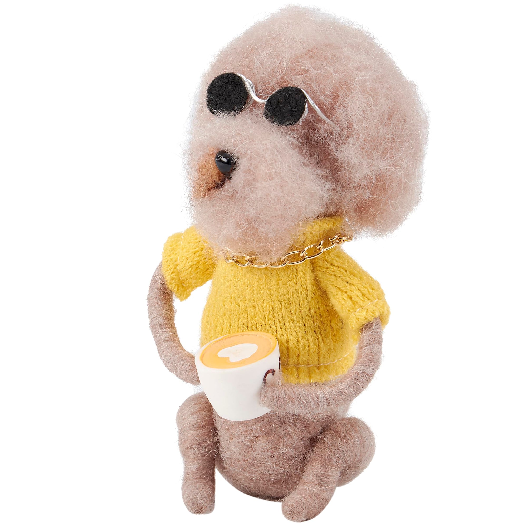 Bichon Cool Coffee Dog Ornament