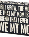 I Love My Mom Box Sign Decor