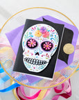 Papyrus Día De Los Muertos Sugar Skull Card