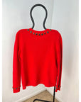 Gucci Womens NY Yankees Wool Red Sweater Pullover