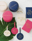 Mud Pie I'm Outta Here Luggage Tag