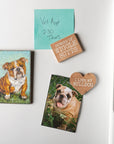 Beware Of Wiggle Butts Bulldog Magnet Set