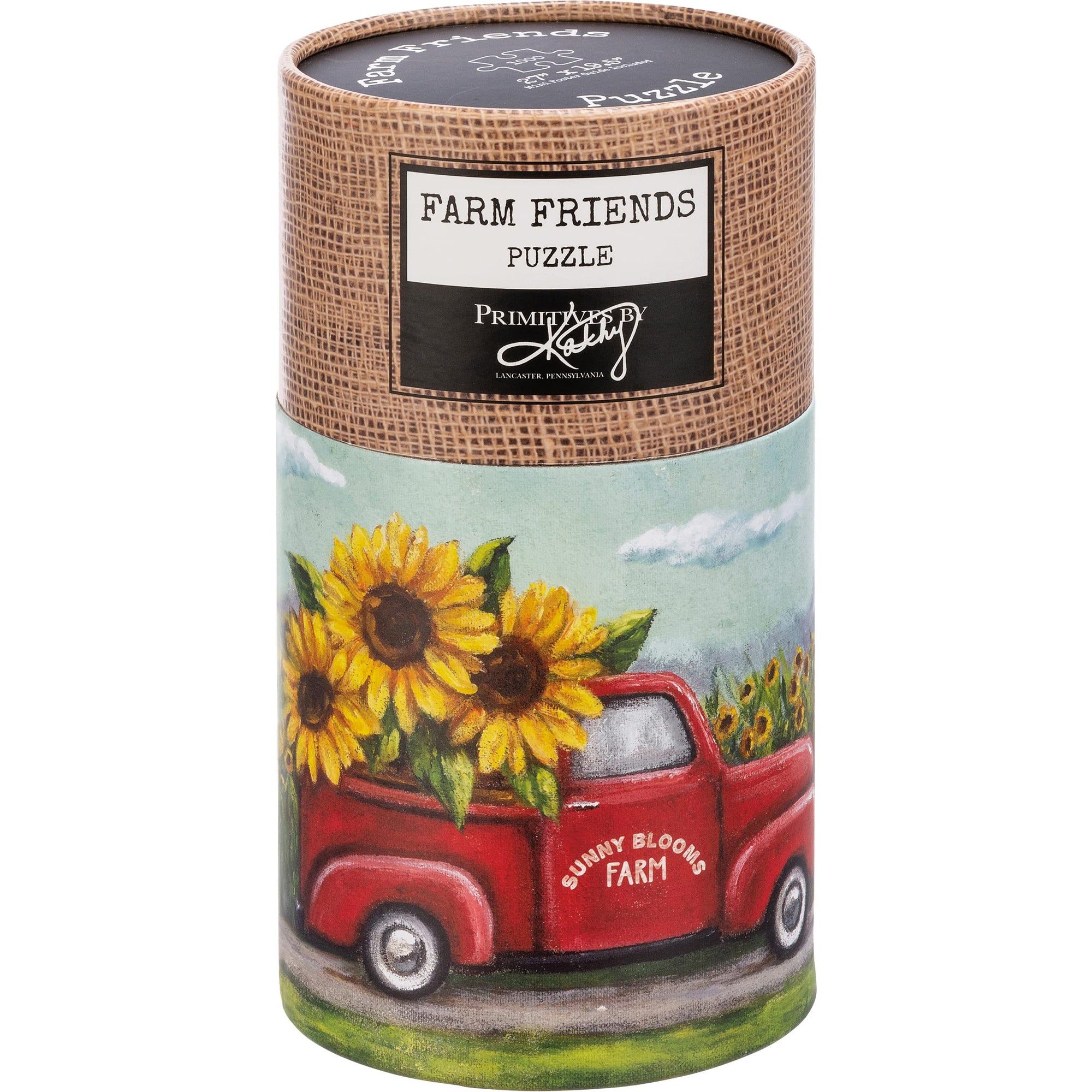 Sunflowers and Vintage Truck Puzzle