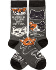 I'd Rather Be Playing With Kittens Socks