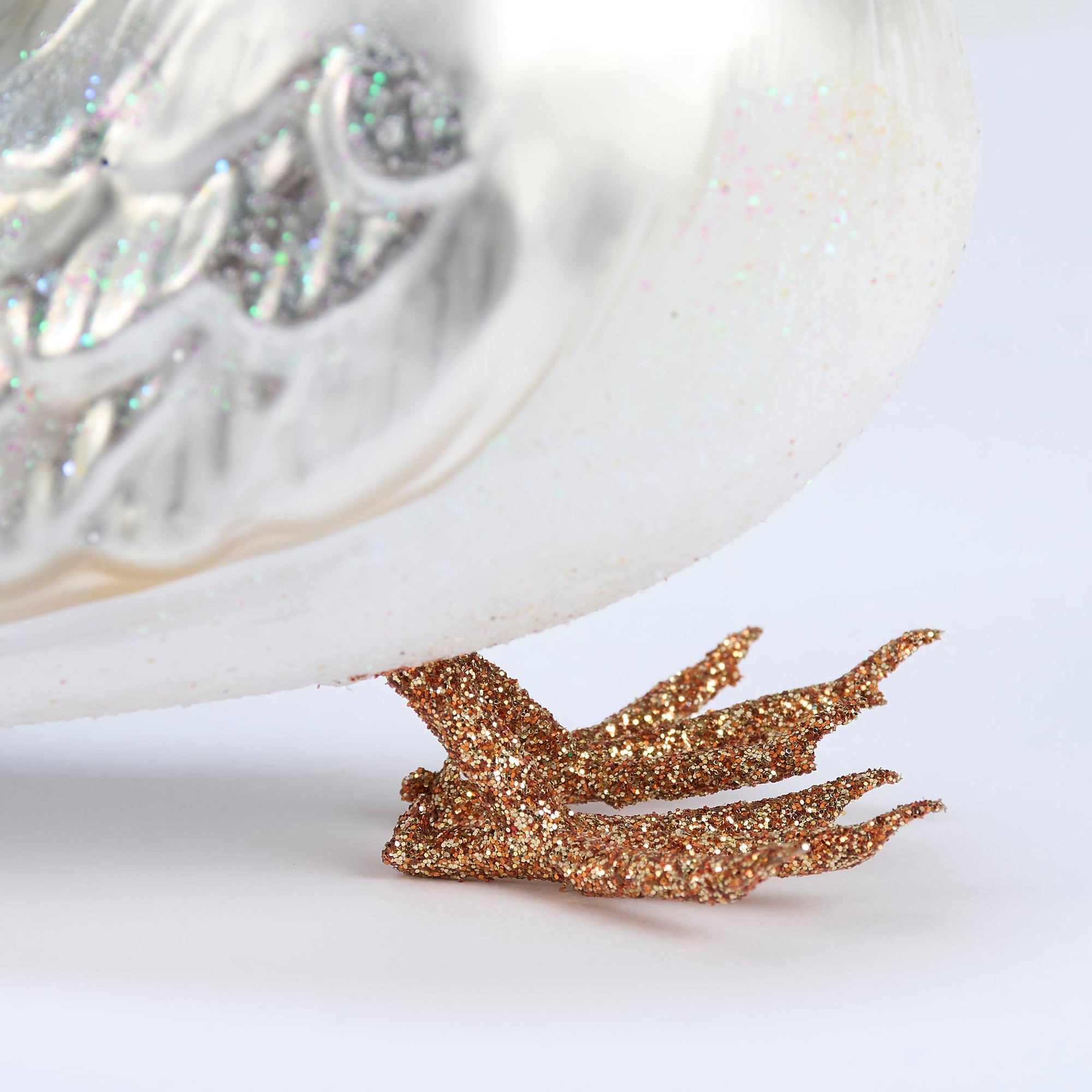 Glass Seagull Ornament