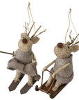 Felt Reindeer Ornaments