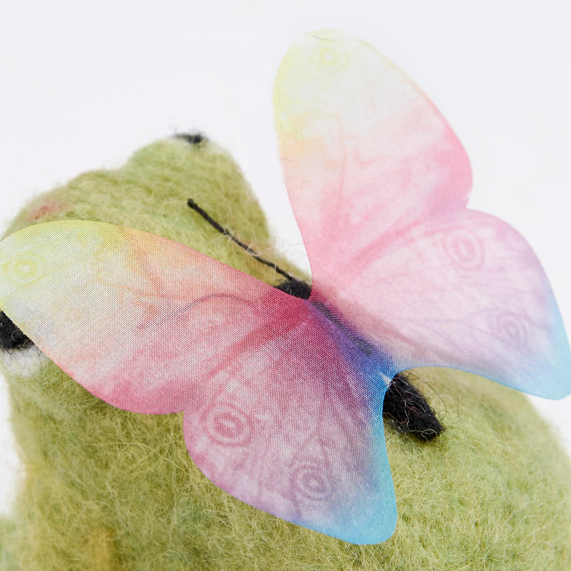 Butterfly Frog Felt Critter Ornament