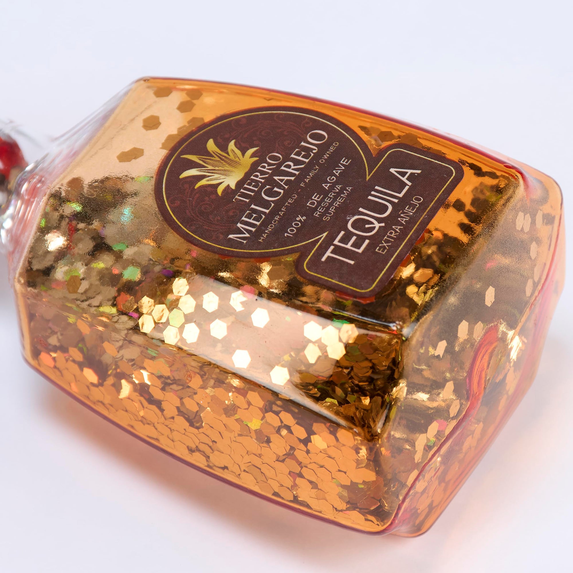 Glass Tequila Bottle Ornament