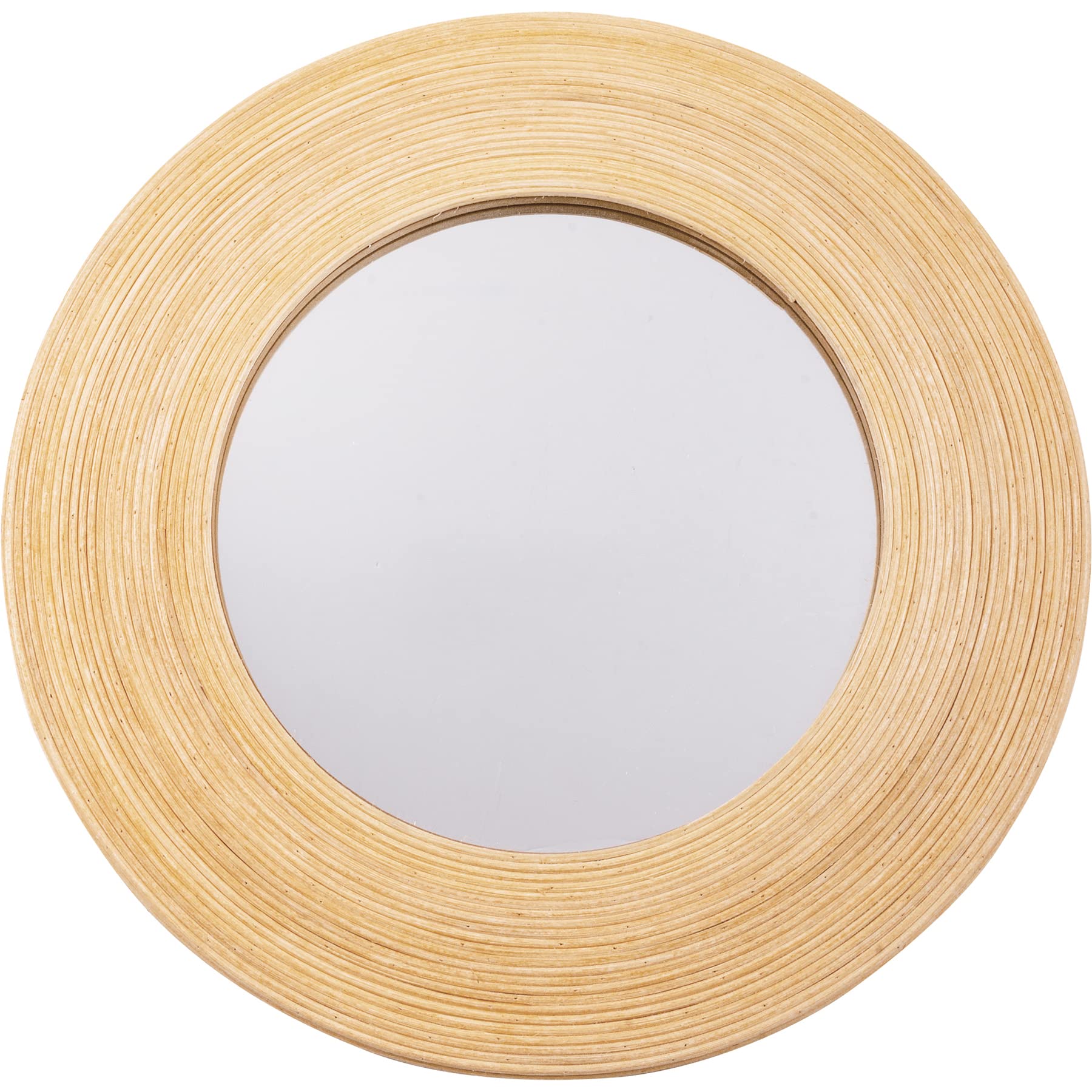 Bohemian Rattan Wood Mirror