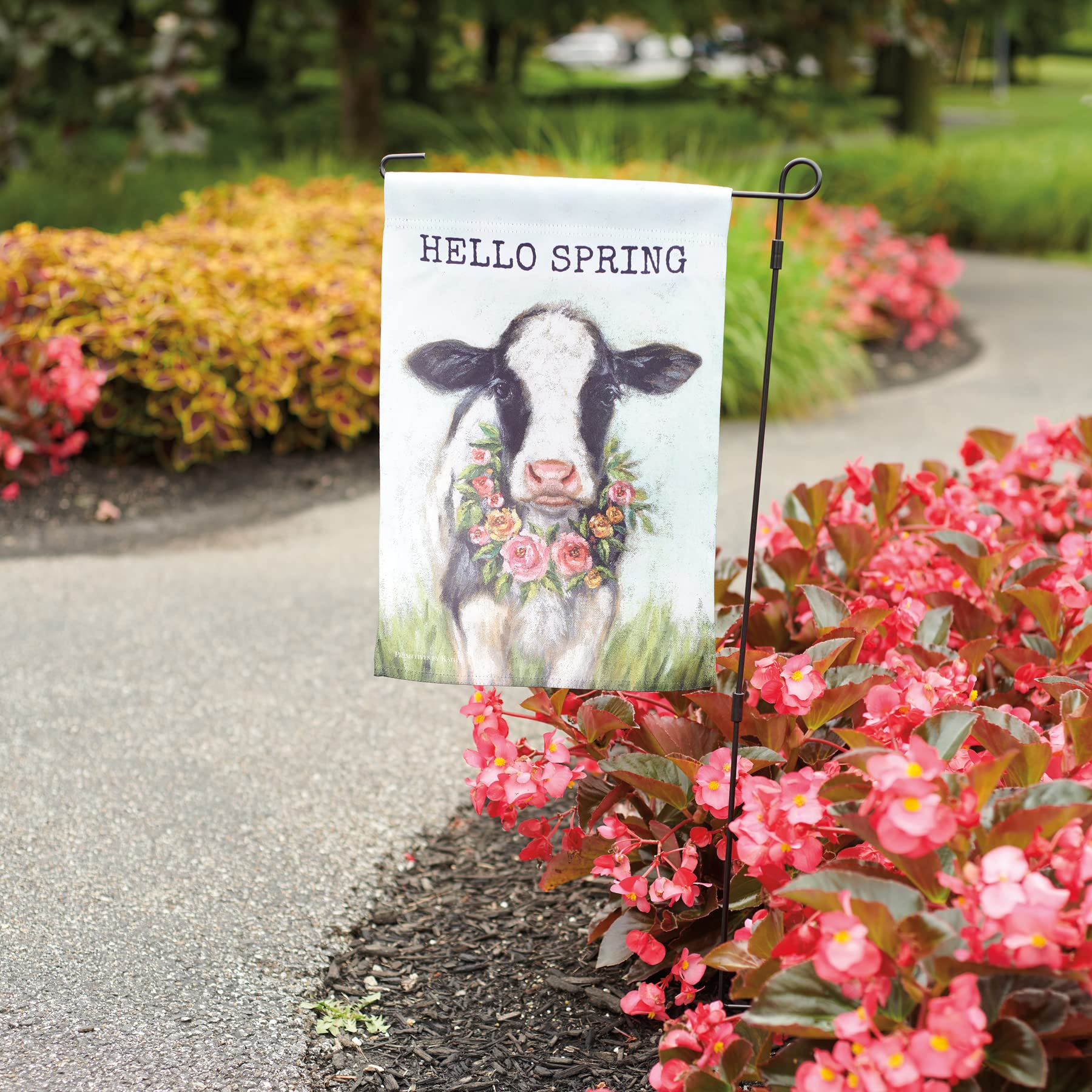 Hello Spring Garden Flag