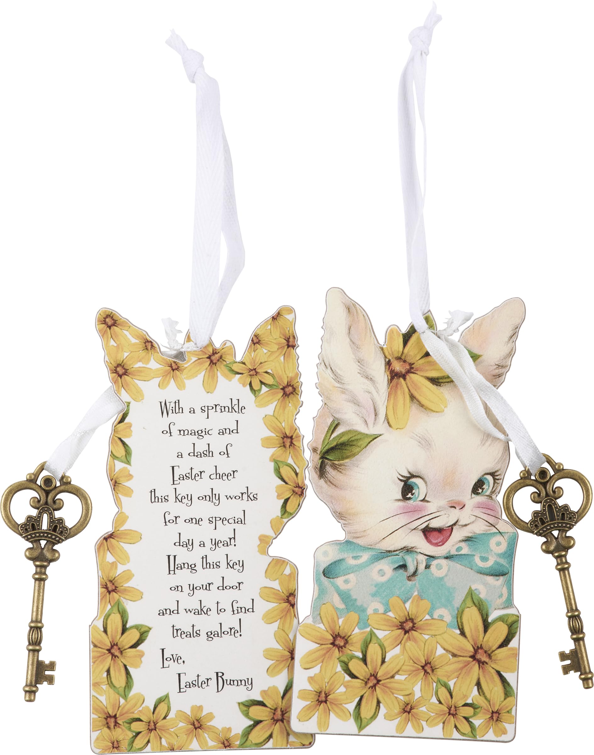 Retro Easter Magic Key Ornament