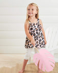 Mud Pie Leopard Tunic Capri Set