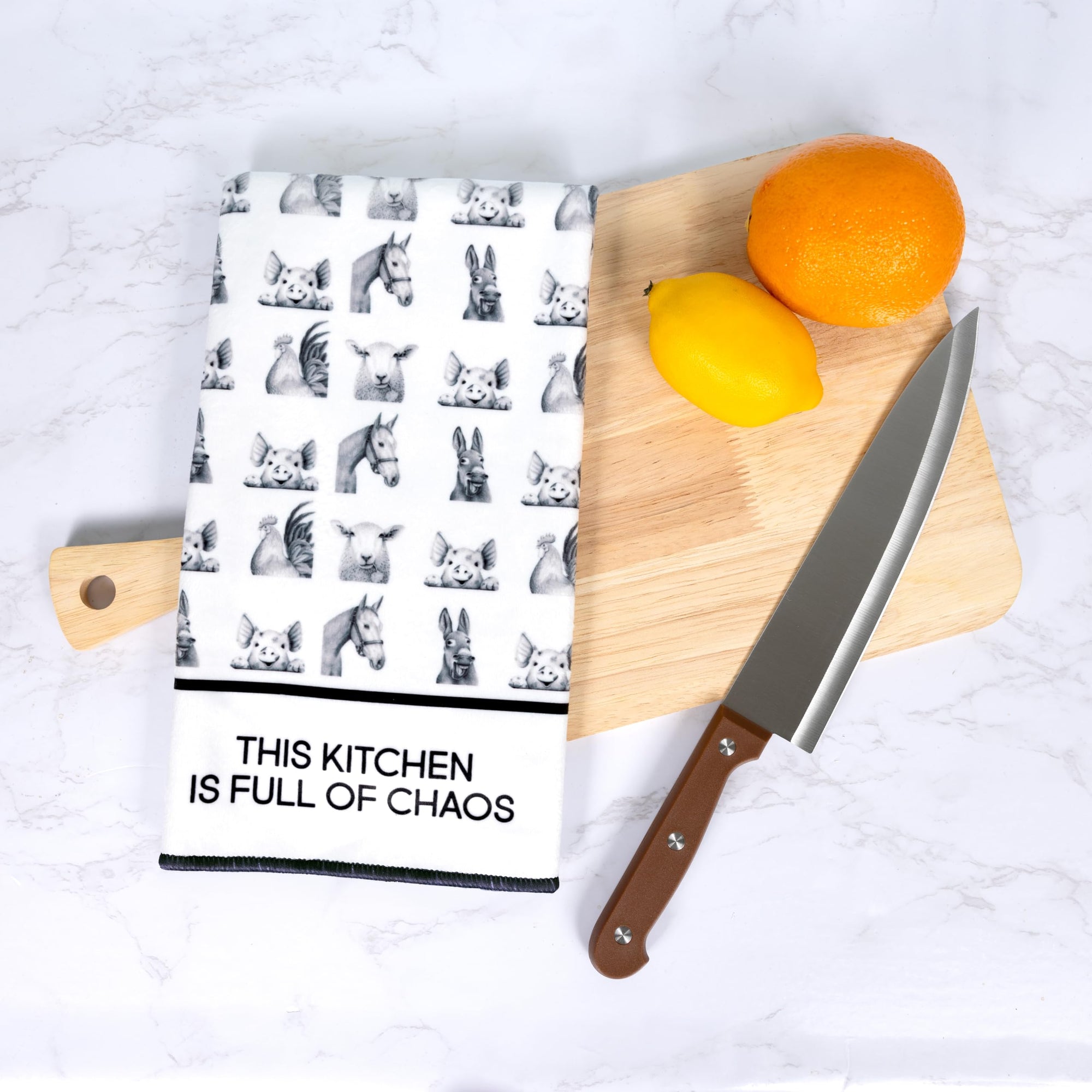 This Kitchen is Full Of Chaos Kitchen Towel